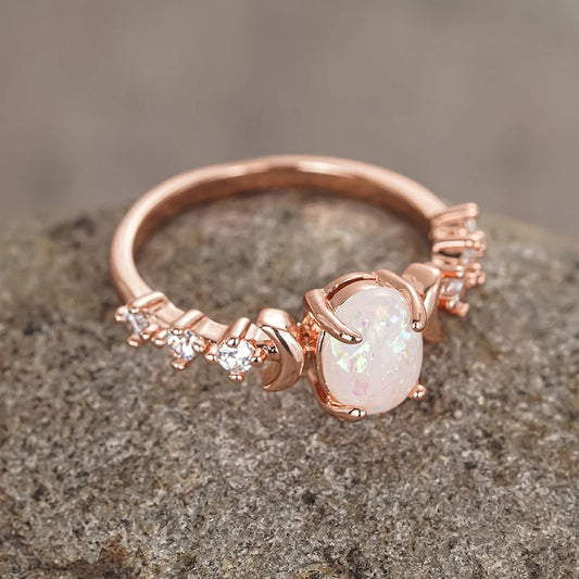 Lunar Opal Ring