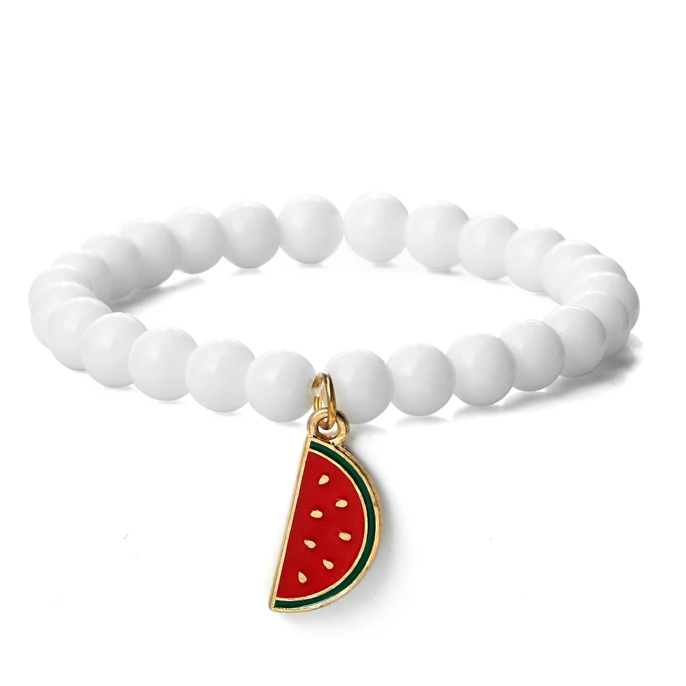 Watermelon Pendant Bracelet