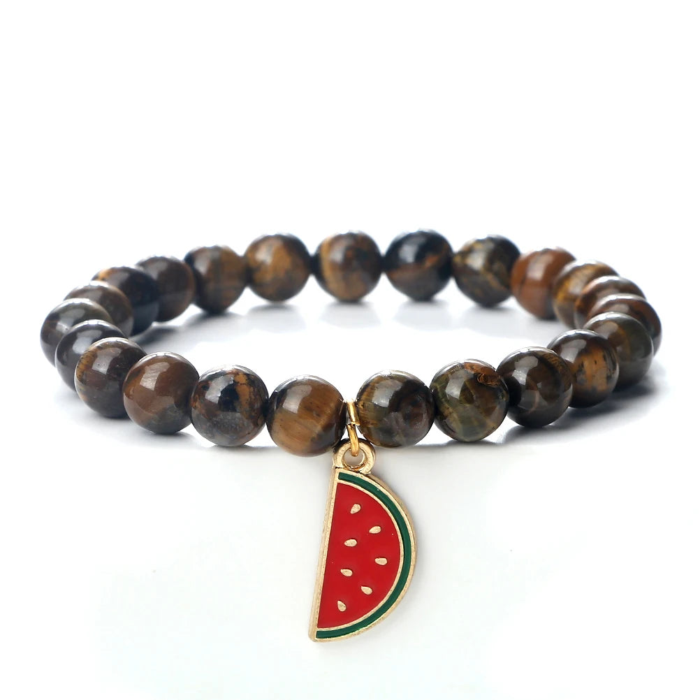 Watermelon Pendant Bracelet