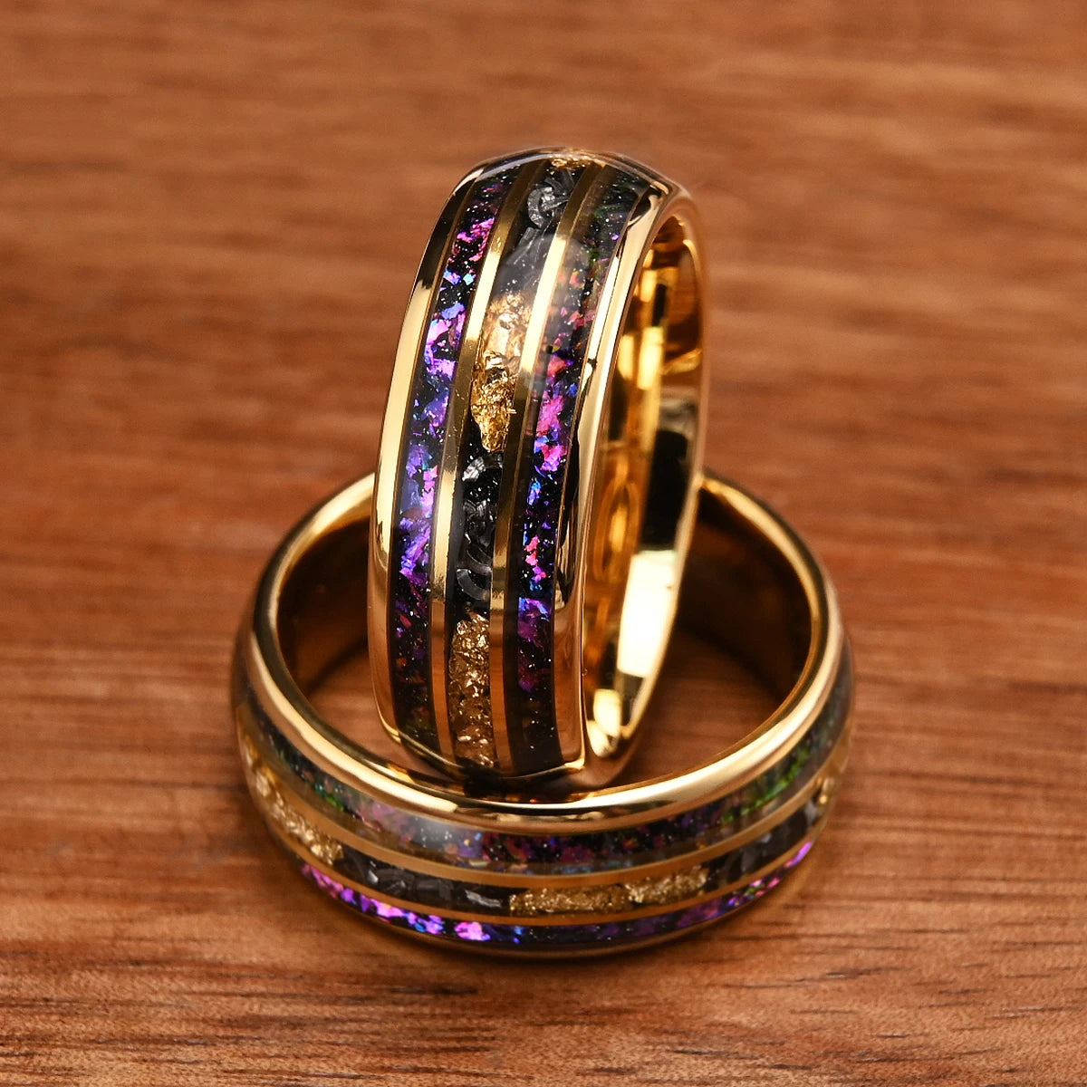 Midnight Gold Ring