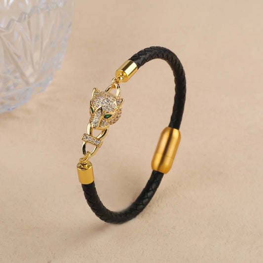 Leopard Head Bracelet