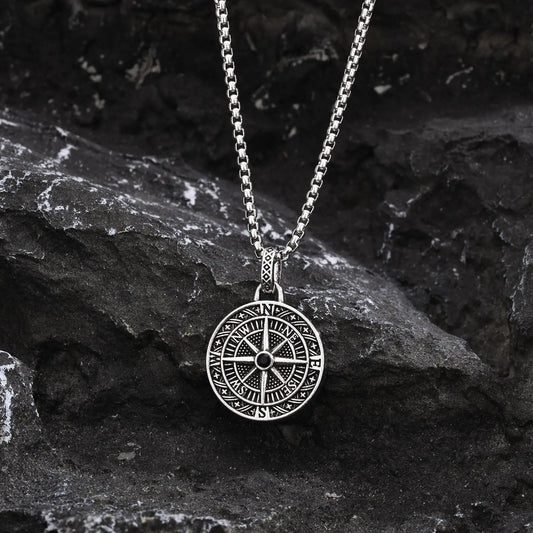 Vintage Compass Necklace