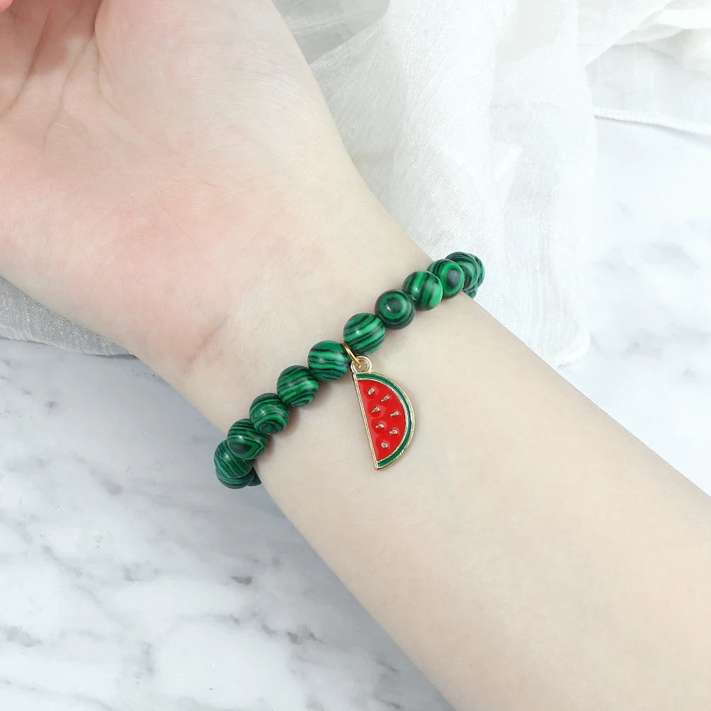 Watermelon Pendant Bracelet