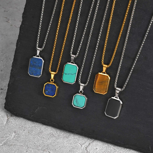 Stone Pendant Necklaces