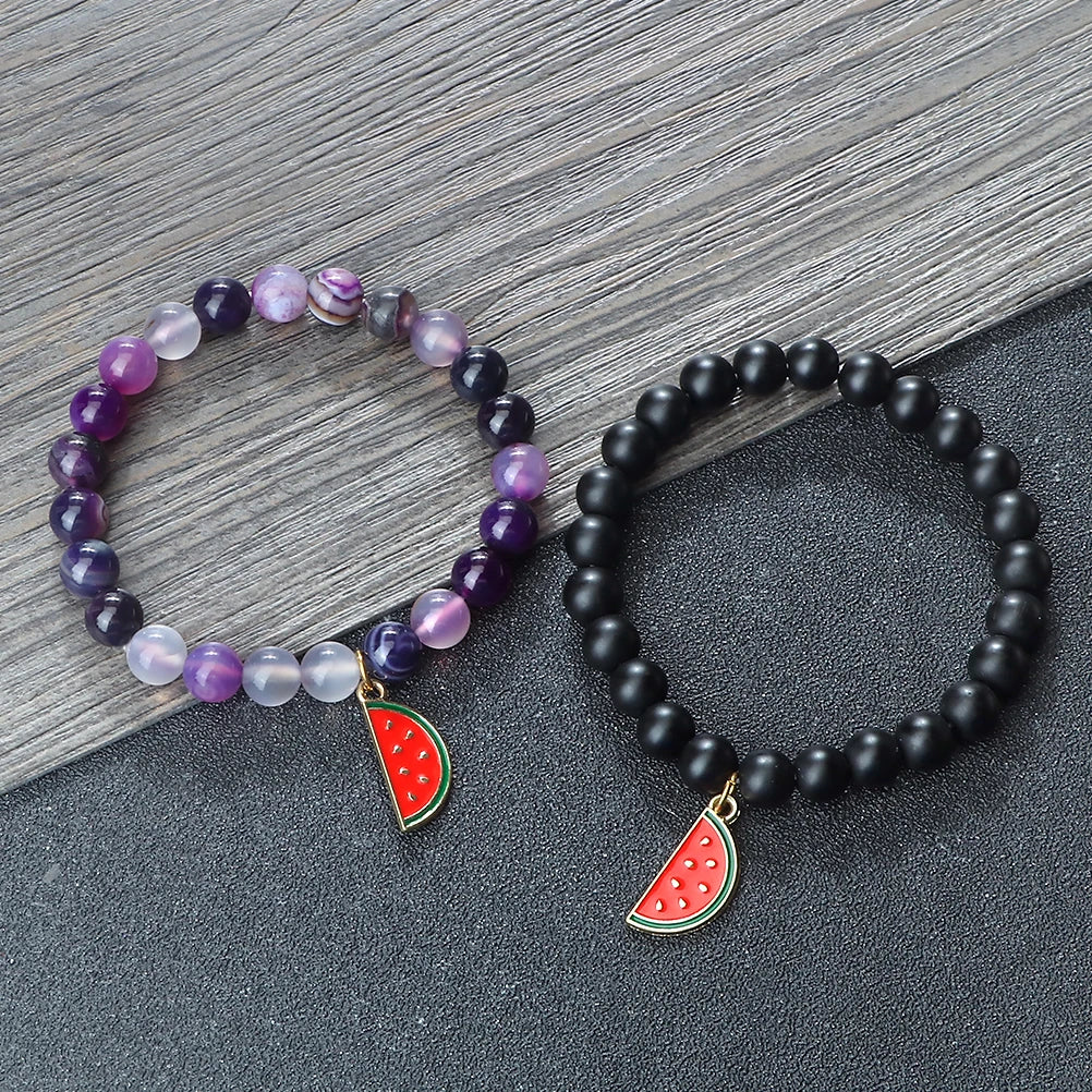 Watermelon Pendant Bracelet
