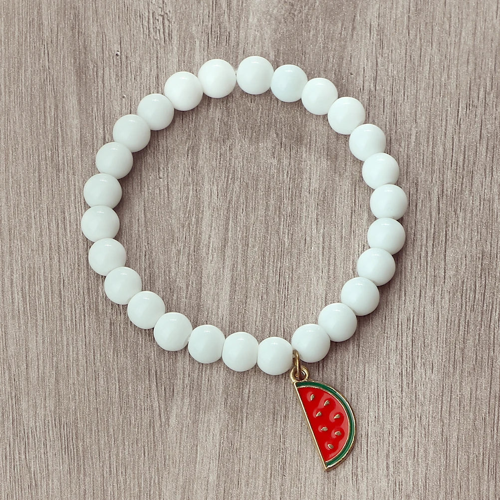 Watermelon Pendant Bracelet