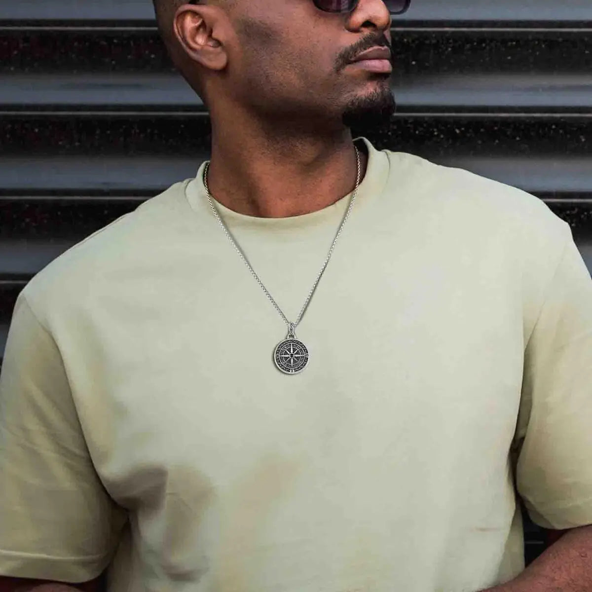 Vintage Compass Necklace