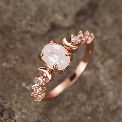 Lunar Opal Ring