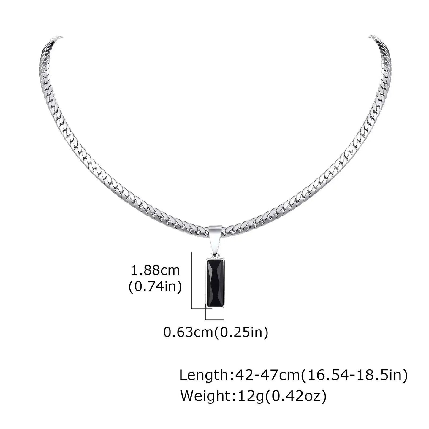 Stone Pendant Necklace