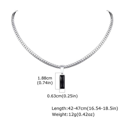 Stone Pendant Necklace