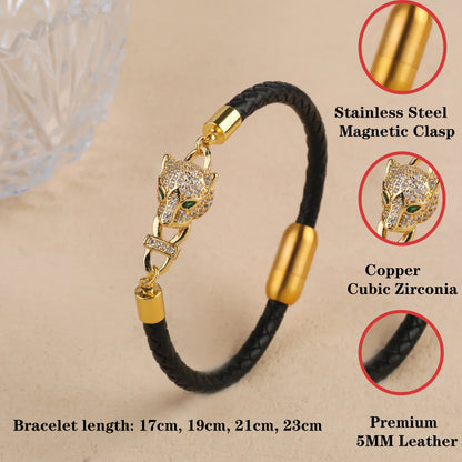 Leopard Head Bracelet