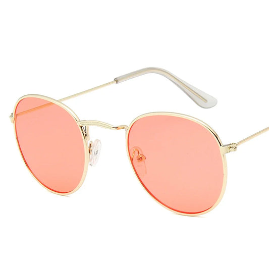Frameless Round Sunglasses