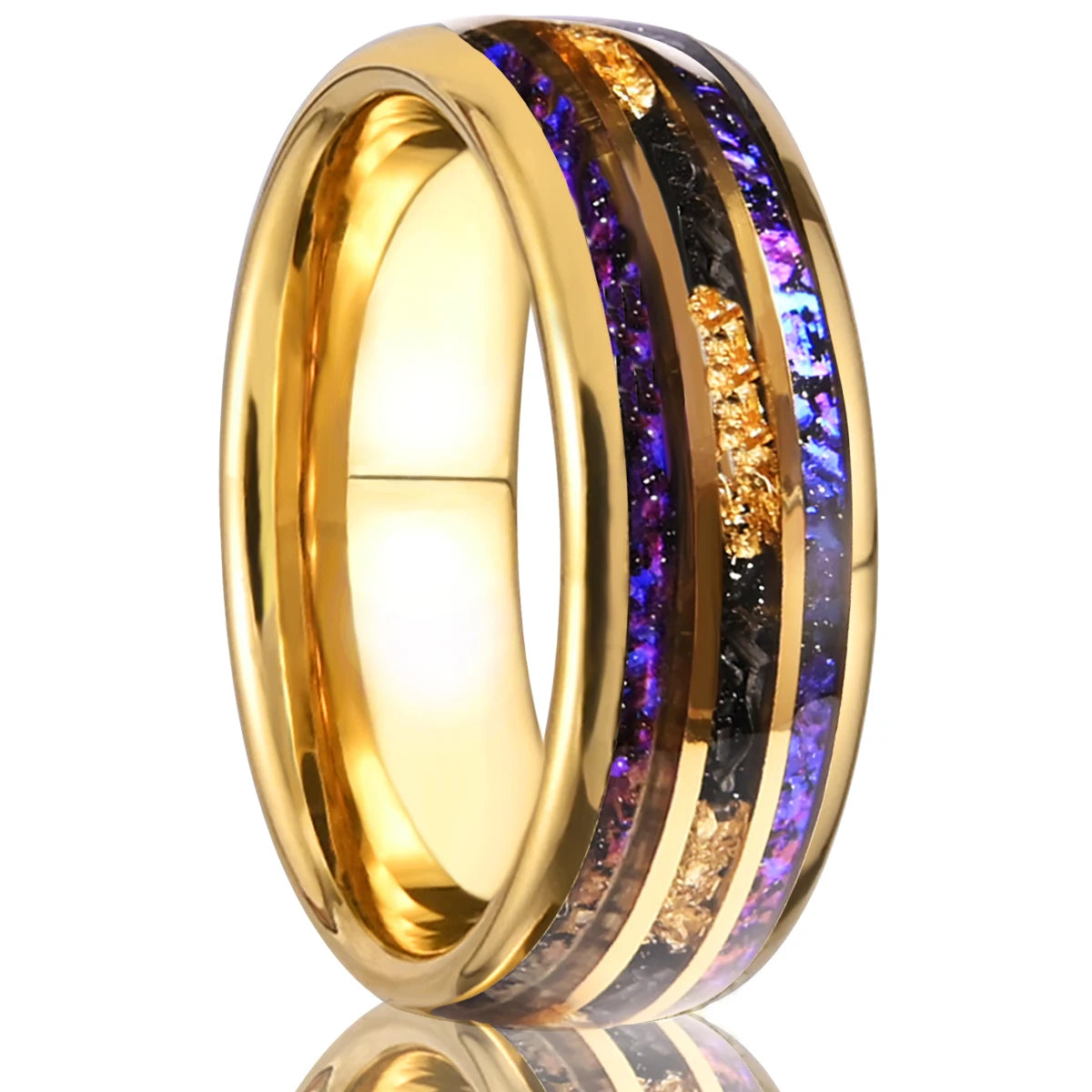 Midnight Gold Ring