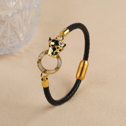 Leopard Head Bracelet