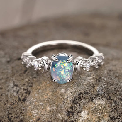 Lunar Opal Ring