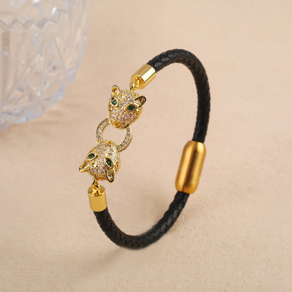 Leopard Head Bracelet