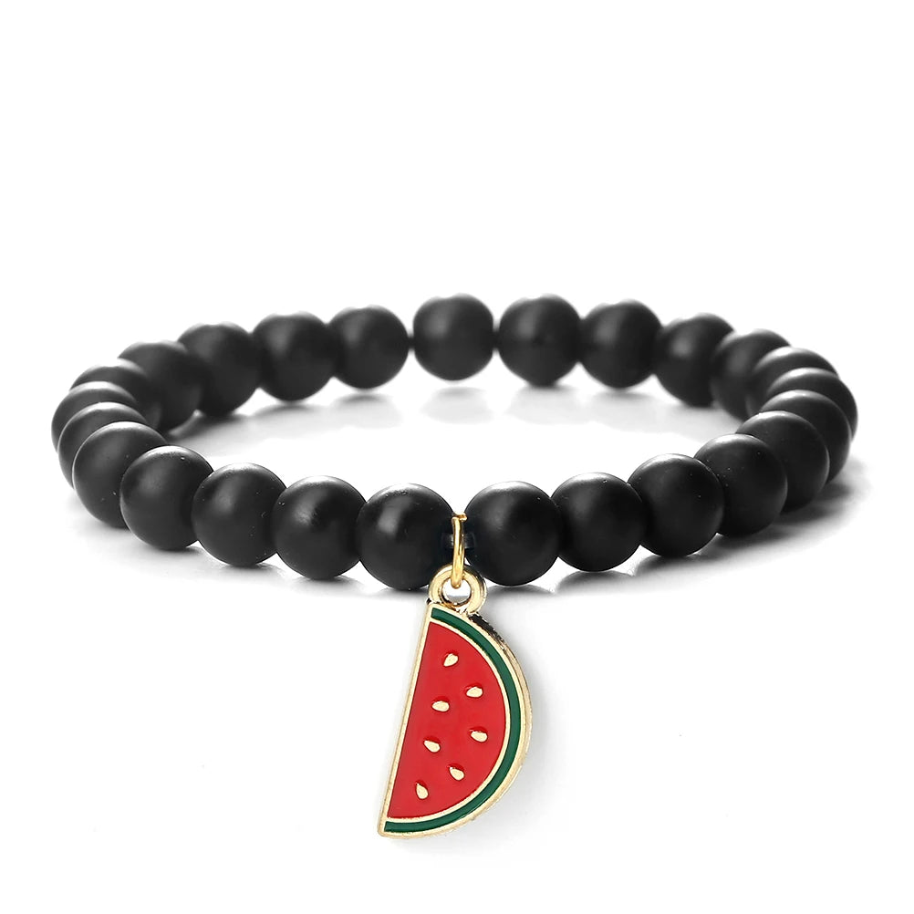 Watermelon Pendant Bracelet