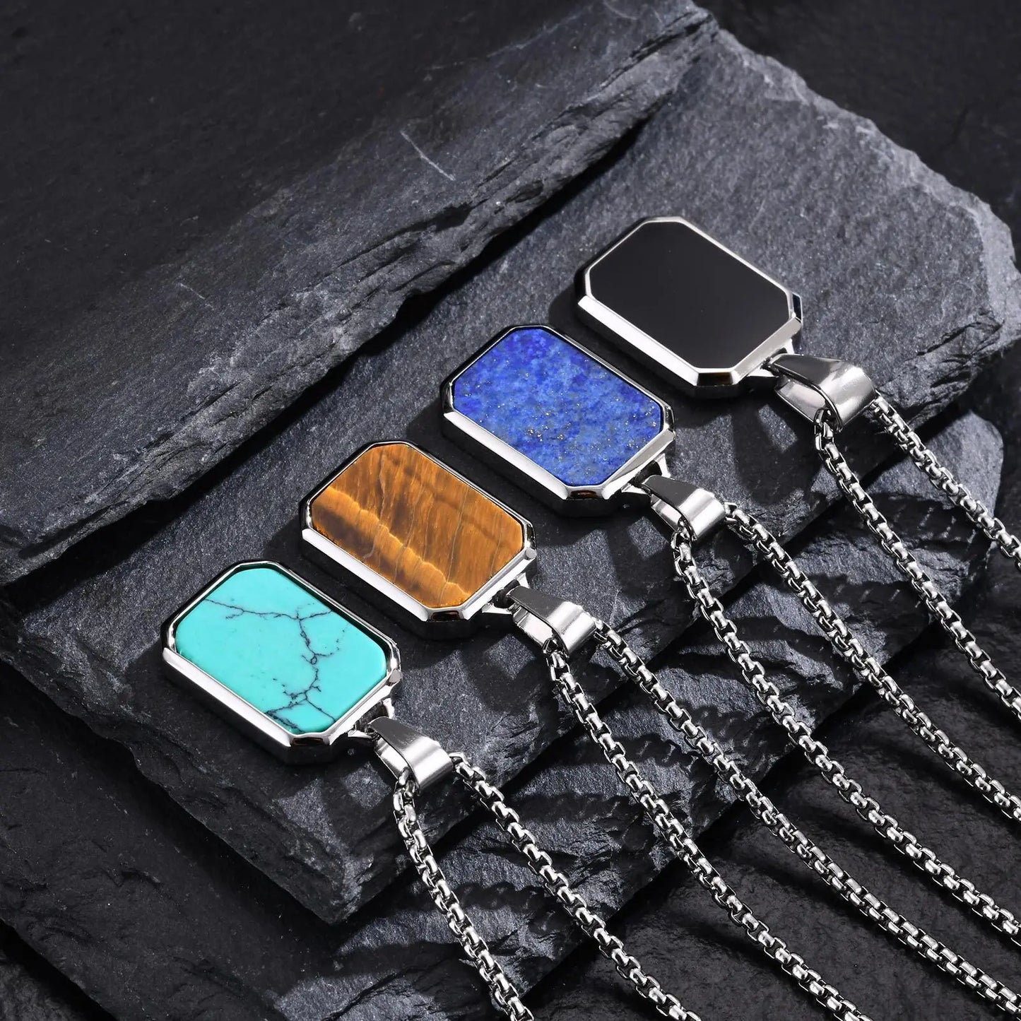 Stone Pendant Necklaces