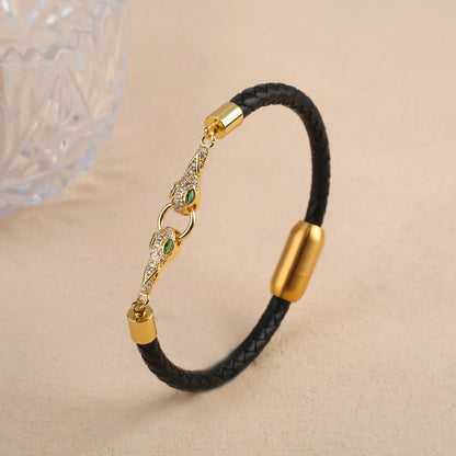 Leopard Head Bracelet