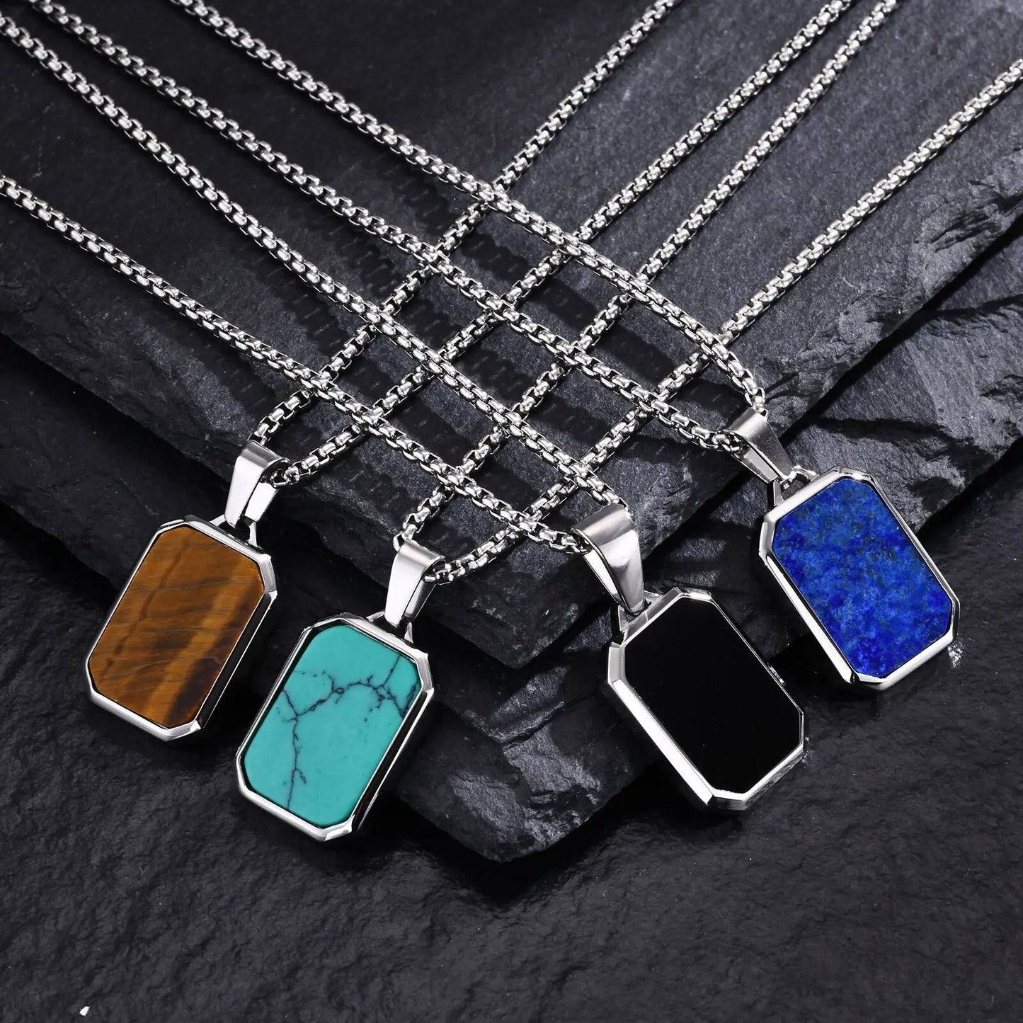Stone Pendant Necklaces