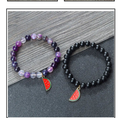 Watermelon Pendant Bracelet