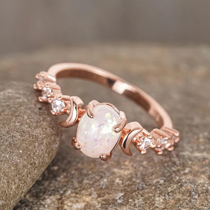 Lunar Opal Ring