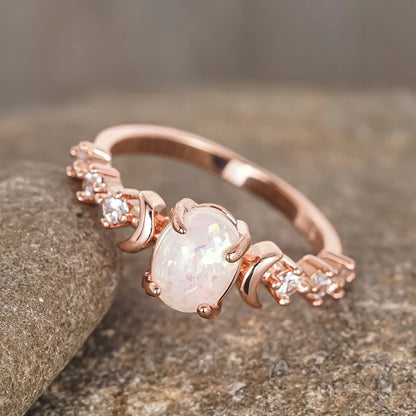 Lunar Opal Ring