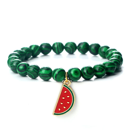Watermelon Pendant Bracelet