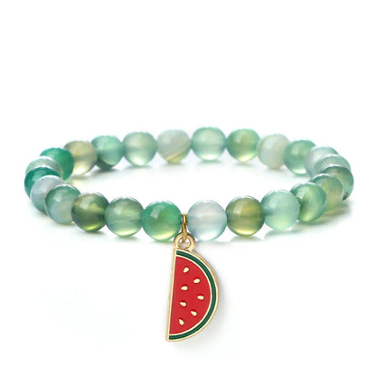 Watermelon Pendant Bracelet