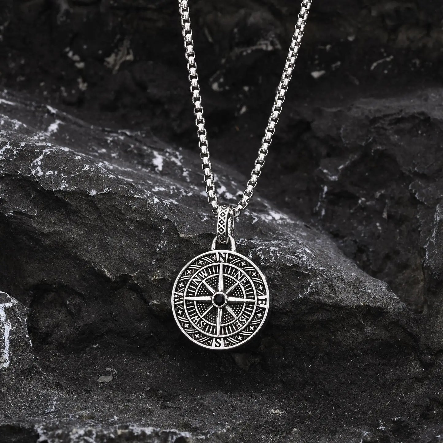 Vintage Compass Necklace