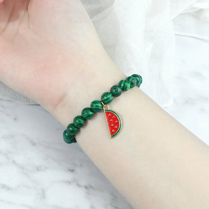Watermelon Pendant Bracelet
