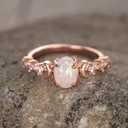 Lunar Opal Ring
